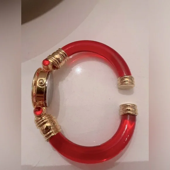 MURANO Glass Bangle watch Lucite Bracelet❤️ - Picture 3 of 6